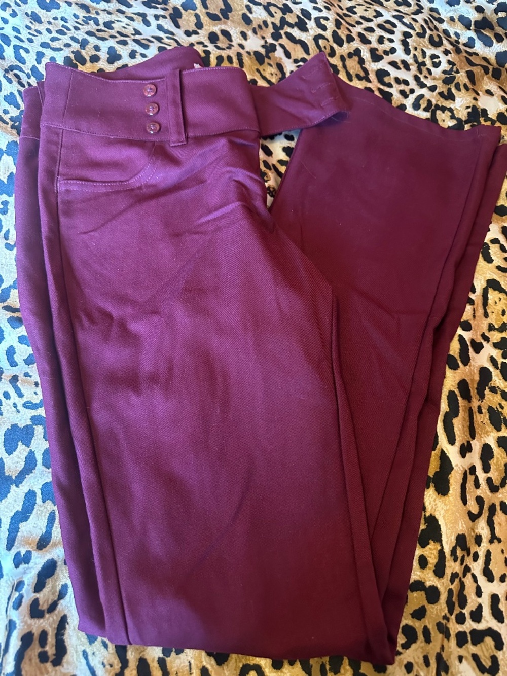 like new Urban Outfitters burgundy trousers Size 4